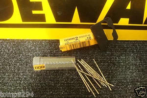 DeWALT DT5537 EXTREME 2MM HSS-G METAL DRILL BITS x 10 - Picture 1 of 1