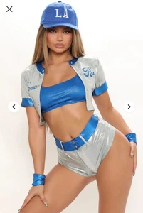 Moda Nova Sexy Disfraz de Home Run Béisbol Softbol Jugador Halloween Nuevo con Etiquetas M/L - Imagen 1 de 6