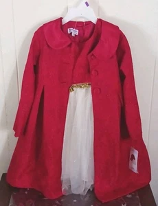 NWT Blueberi Boulevard Burgundy Dress / Glitter /Size 5 / NWT!! - Picture 1 of 8