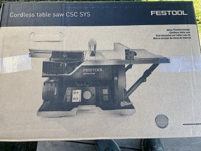 Sierra circular de banco inalámbrico FESTOOL CSC SYS 50 EBI-Plus cod. 577379 Foto 1 de 3