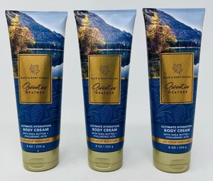 SWEATER WEATHER BATH & BODY WORKS BODY CREAM LOTION 8 0Z LOT OF 3 - Picture 1 of 1