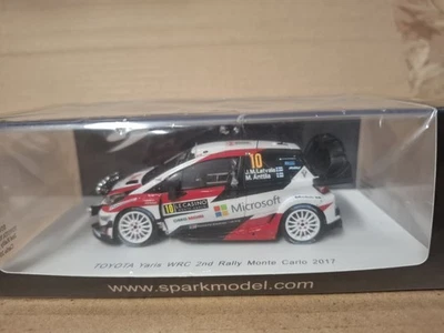 1/43 Scale Spark Gazoo Racing Toyota Yaris Rally1 Monte Carlo 17 Latvala - Image 1 of 3