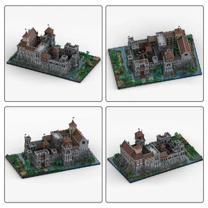 Mocs Building Blocks Enormous Scale Medieval Castl Sets Bricks Toys 112650 Parts - Picture 1 of 12