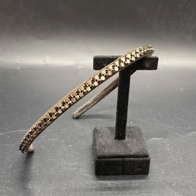 Diadema Alexandre De Paris estrás gamuza marrón n.º89 Foto 1 de 4