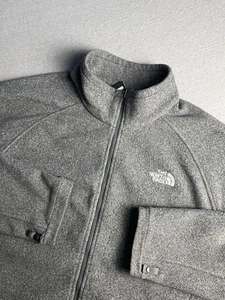 The North Face Jacket Men's XXL 2XL Gray Full Zip Fleece Sweater Outdoor - Picture 1 of 10