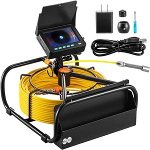 Uimoso Sewer Camera 164FT/50M HD Pipe Inspection Camera 4.3 In LCD Monitor - Picture 1 of 11