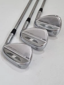 Juego de cuñas cromadas Titleist Vokey SM9 * 52, 56 y 60 grados * varillas flexibles de cuña BV - Imagen 1 de 18