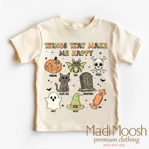 Halloween Things That Make Me Happy Shirt - Halloween Shirt - Picture 1 of 6
