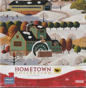 Heronim Hometown Collection Jigsaw Puzzle Winter in Vermont - Picture 1 of 1