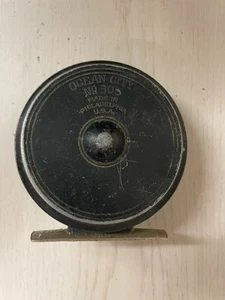 Ocean City No 305 Fly Fishing Reel 2.5 Inch Foot 3x2 Inches Vintage Good Drag - Picture 1 of 3