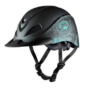04-275 Troxel Rebel Casco de Montar - Rosa Turquesa NUEVO - Imagen 1 de 5