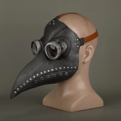 Steampunk Plague Doctor Mask Cosplay Bird Beak Retr Gothic Mask Halloween Props - Image 1 of 4