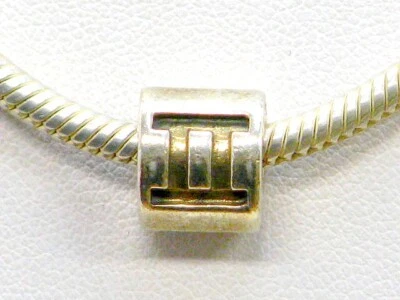 Pandora Charm Element Bead Sternzeichen Zwillinge Gemini Sterling Silber 925 ALE - Bild 1 von 2