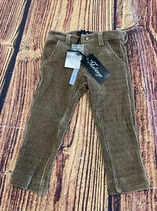 Melange Boys Kids Brown Pants Size 2 - Picture 1 of 6