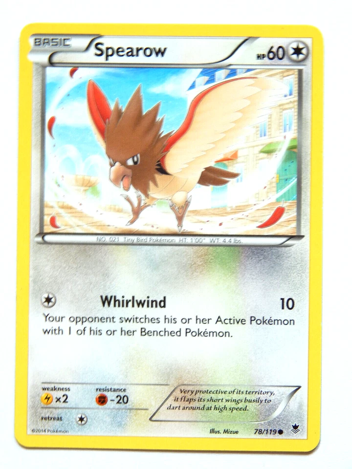 Spearow 78/119 (NM, Pokemon Card, Phantom Forces, 2014, Colorless, Common) - Image 1 of 1