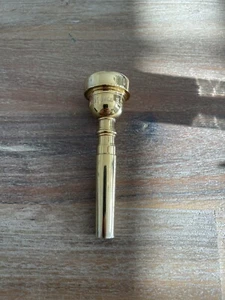 Vintage Vincent Bach 5C Gold Plated Trumpet Mouthpiece MP NICE FREE SHIPPING - Picture 1 of 7