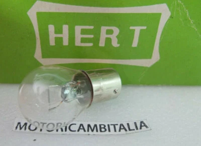 Lampadina luce 6V 10W Bulb light luce posizione faro fanale proiettore BA15S  - Immagine 1 di 2