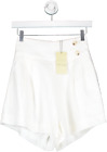 Phair White Monet Carlo Tailored Shorts Uk Xxs