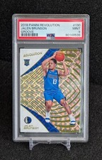 2018-19 Panini Revolution #130Jalen Brunson GROOVE Rookie RC Mint PSA 9