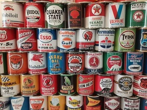 Latas de aceite de motor vintage de 1 qt. ¡10 latas oferta especial mezcla o combina cualquiera de los 10 listados! - Imagen 1 de 20