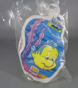 SEALED NEW Flounder Little Mermaid Disney Bath Toy Burger King Vintage 1993 - Picture 1 of 3