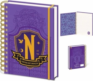 Wednesday Nevermore Shield A5 Wiro Notebook - Picture 1 of 3