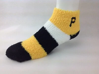 Pittsburgh Pirates Soft Fuzzy Socks Medium - Image 1 of 3