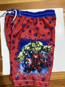 GAP Surf Kids Boys Marvel Avengers Swimwear Boardshorts Size 10 Regular - Picture 1 of 7