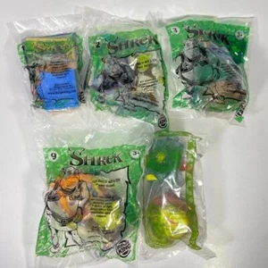 2001-2007 McDonald's & Burger King DreamWorks Shrek / Shrek The Third Lot Of 5 - Picture 1 of 9