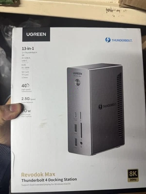 UGREEN Revodok Max 213 Thunderbolt 4 Dock, 13-in-1, Single 8K or Dual 4K@60Hz Di - Image 1 of 4