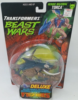1998 Hasbro Transformers Beast Wars Deluxe Fuzors Heroic Maximal Torca Sealed - Image 1 of 4