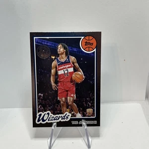 Tre Johnson III RC: 2025-26 Topps #80BK-97 Silver 45th Anniversary ROOKIE - Picture 1 of 10