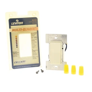 Leviton MS00R-10A Almond Multi-Remote For Mural Touch Point Dimmer Switchs - Picture 1 of 6