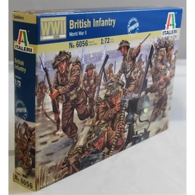 WWII BRITISH INFANTRY KIT 1:72 Italeri Kit Figure Militari Modellino Nuovo - Immagine 1 di 4