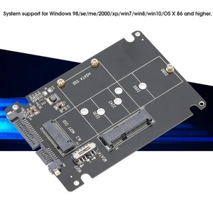 M.2 NGFF / MSATA to SATA Adapter 3.0 SSD to SATA Converter Reader Board Computer - Photo 1/9