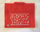 Music Bag Red Carrying Case Instrument Books School Musician Student Gift New