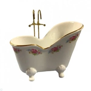 Reutter Porcellana Dresda Rose Hip Bath - Casa delle Bambole Miniatura - Foto 1 di 4