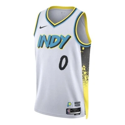 Indiana Pacers 24/25 Herren Trikot NBA City Edition (0 Haliburton) Neu alle Größen