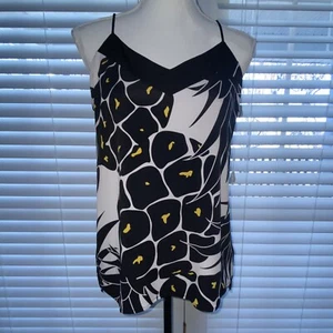 Worthington Petites Spaghetti-Strap Top M Polyester Summer Pullover Pineapple - Picture 1 of 10