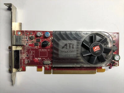 Red ATI Radeon 3450 Graphics video card 109-B62941-00  - Image 1 of 4