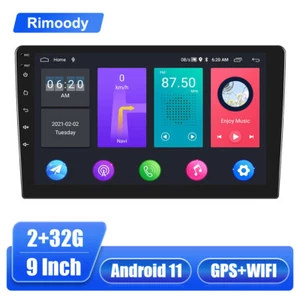 9inch Car Radio Stereo Android 13 1+32GB GPS Navi WIFI Touch Screen MP5 Player - Picture 1 of 10
