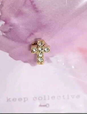 KEEP Colectivo Recuerdo Cruz Oro Dije para Stella & Dot Pulsera Dije  Foto 1 de 4