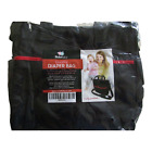 BulaBaby Double Diaper nappy Bag - Black - Twelve Pockets to Store Diapers Toys