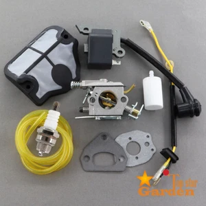 Carburetor Air Filter For Husqvarna 136 137 141 142 36 41 ChainSaw Ignition Coil - Picture 1 of 6