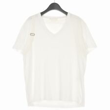Alexander Mcqueen Design Shoulder V-Neck T-Shirt Cut And Sewn Short Sleeve M