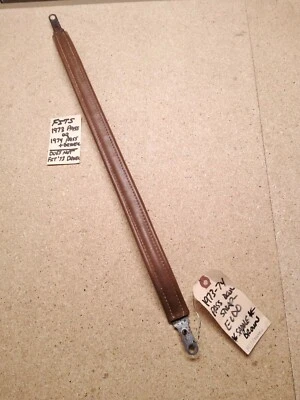 1973 1974 Cadillac Eldorado Convertible Door Pull Strap *SADDLE BROWN* Good Cond - Image 1 of 4