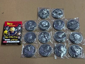 Collectible Medal Dragon Ball Z Vol.1 Full set 14 pcs of Silver color - Picture 1 of 5