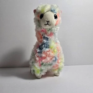 TY Beanie Bebé Llama Lola Arco Iris Peluche Animal Usado Sin Etiqueta - Imagen 1 de 3