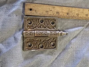 Door Hinge Victorian Steeple Top Vintage Clean Cast Iron - Picture 1 of 2