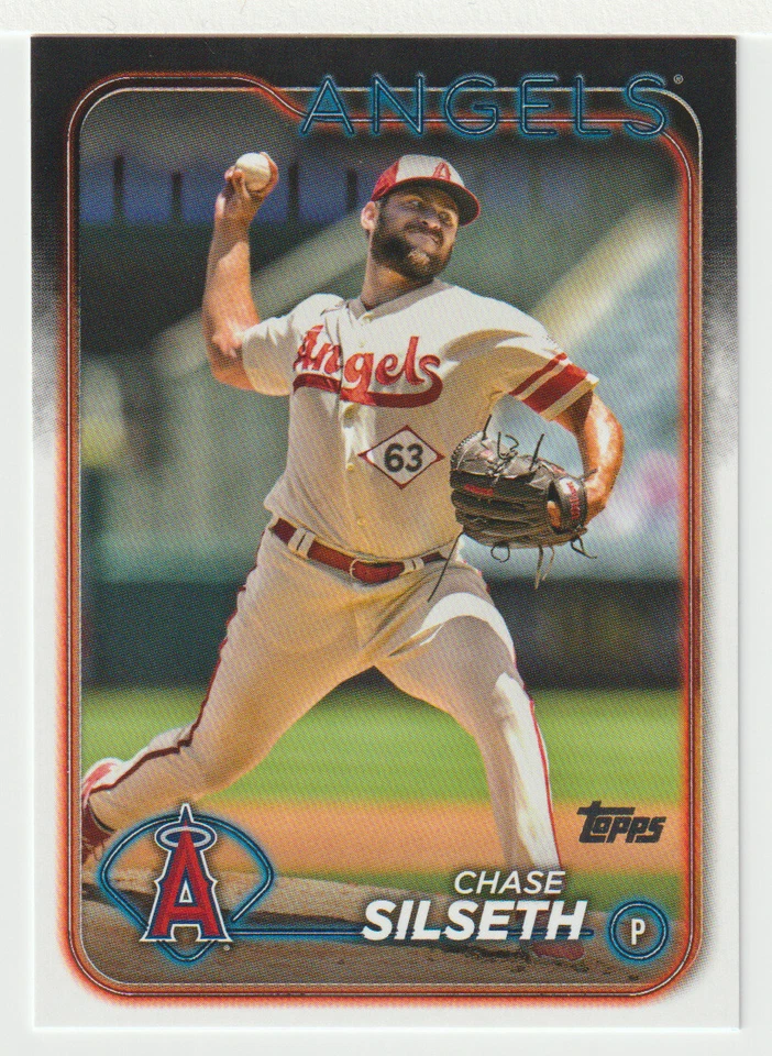 Chase Silseth - Los Angeles Angels  (Baseball Card) 2024 Topps # 585 Mint - Image 1 of 1